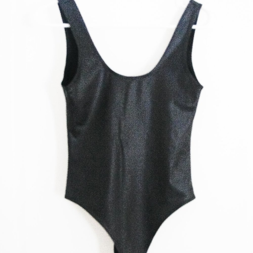 J2 Love faux leather Bodysuit